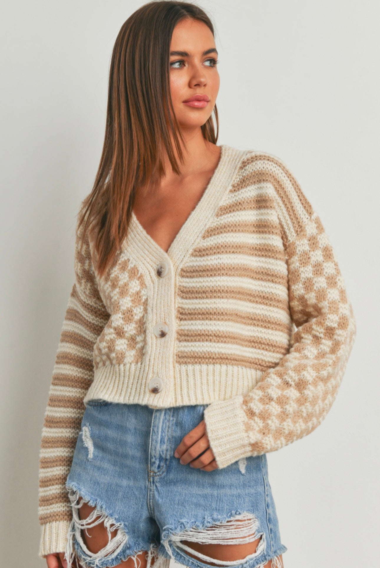 Butter Cream Cardigan Sweater