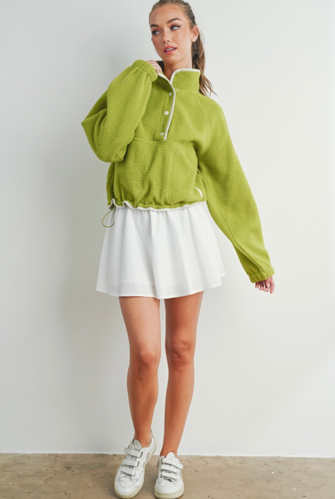 Groovy Green Fleece Jacket